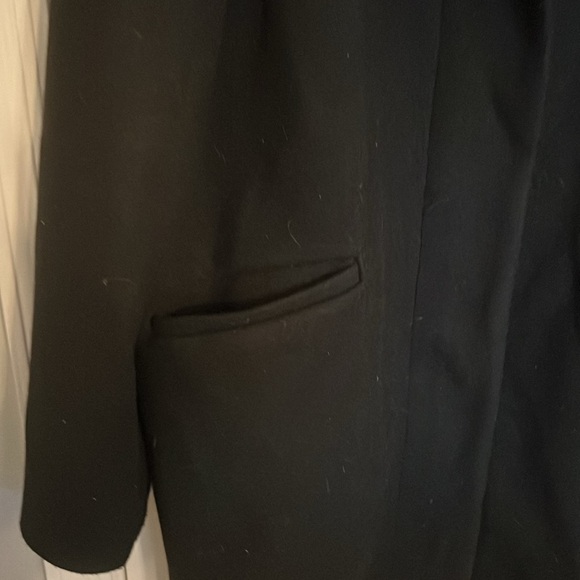 Women’s black dress coat EUC XL - Picture 5 of 9